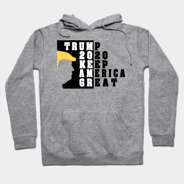 Trump 2020 Keep America Great Hoodie by BaronBoutiquesStore